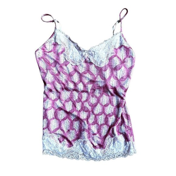 The Limited Vintage Y2K Pink Lace Camisole - Picture 1 of 10